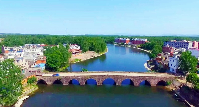 A scenic view of Xinyang Yongjiqiao