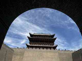 A scenic view of Xinzhou Ayuwang Pagoda Daixian