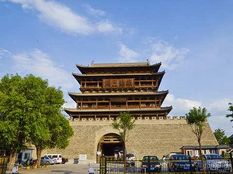 A scenic view of Xinzhou Bianjing Lou