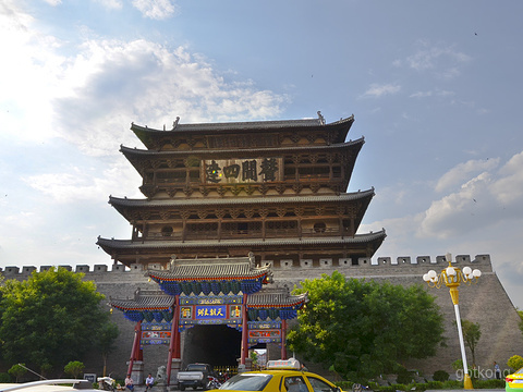 A scenic view of Xinzhou Bianjing Lou