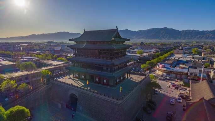 A scenic view of Xinzhou Daixian Confucian Temple