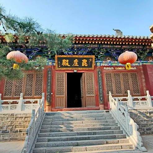 A scenic view of Xinzhou Fanshi Zhengjue Temple Main Hall