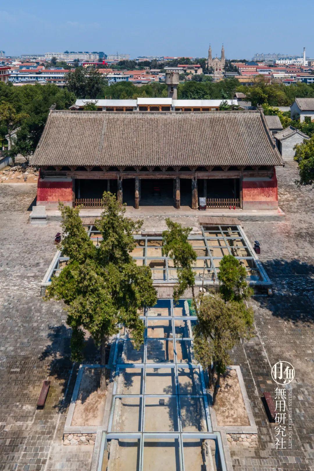 A scenic view of Xinzhou Fenyang Palace Site