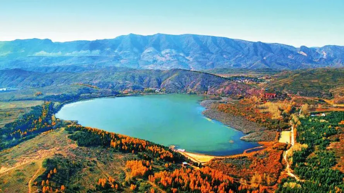 A scenic view of Xinzhou Fenyang Palace Site