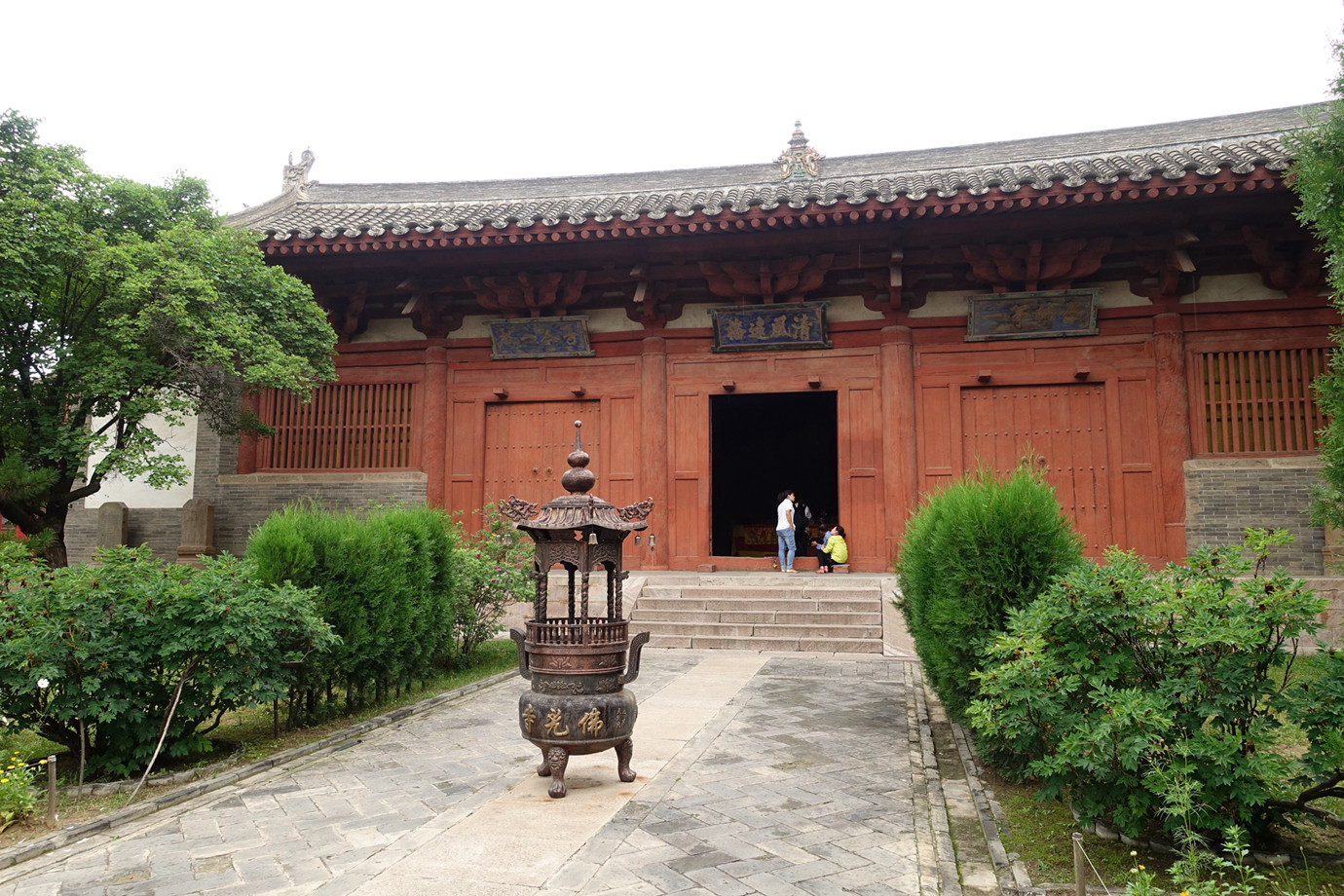 A scenic view of Xinzhou Foguang Temple