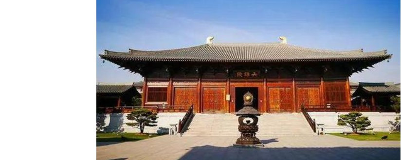 A scenic view of Xinzhou Foguang Temple
