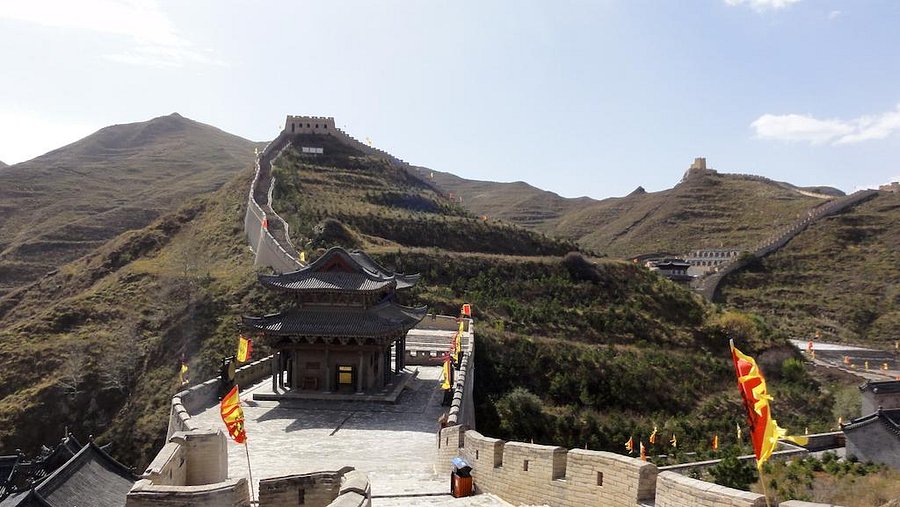 A scenic view of Xinzhou Great Wall Yanmenguan