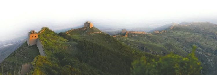A scenic view of Xinzhou Great Wall Yanmenguan