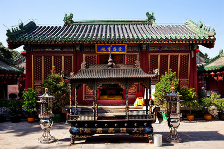 A scenic view of Xinzhou Guangji Temple Main Hall