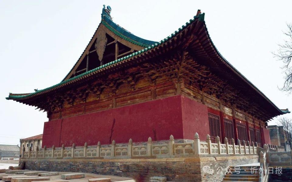 A scenic view of Xinzhou Guoyang Confucian Temple