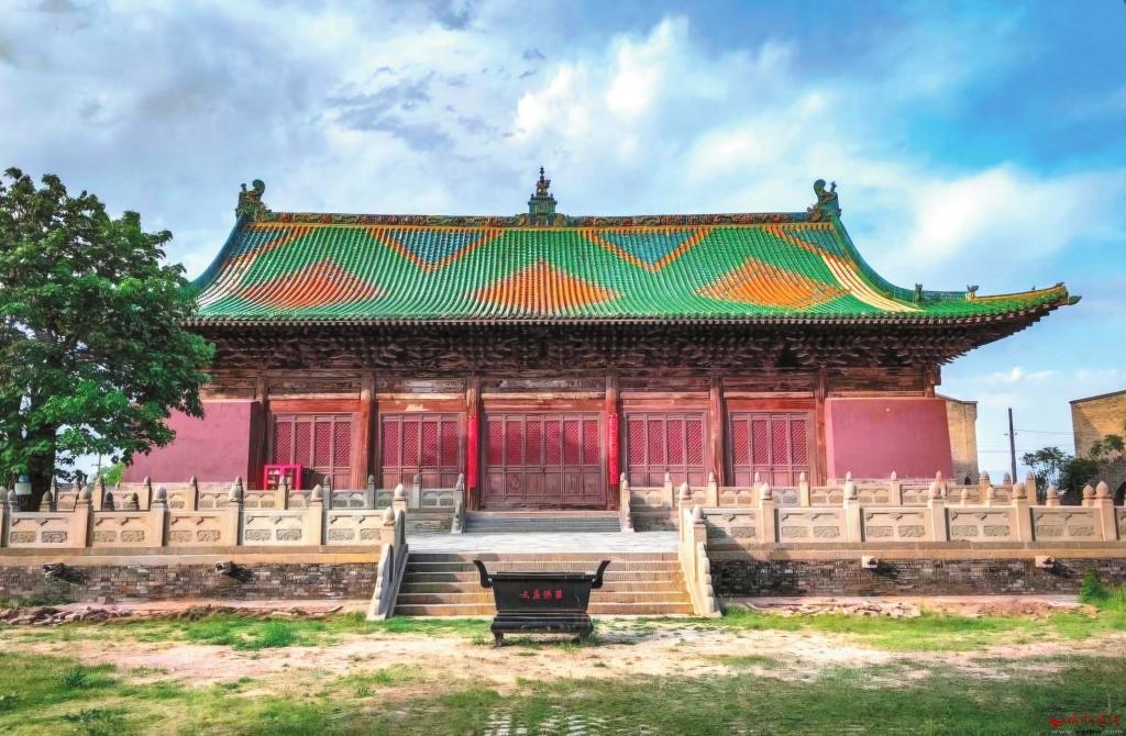 A scenic view of Xinzhou Guoyang Confucian Temple
