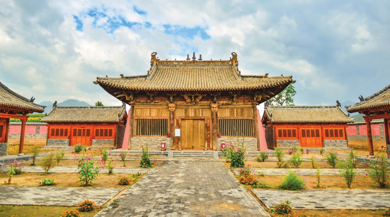 A scenic view of Xinzhou Guoyang Confucian Temple