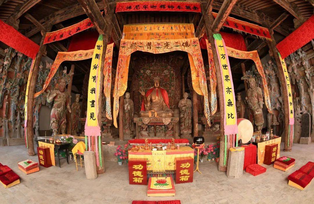 A scenic view of Xinzhou Hongfu Temple Dingxiang