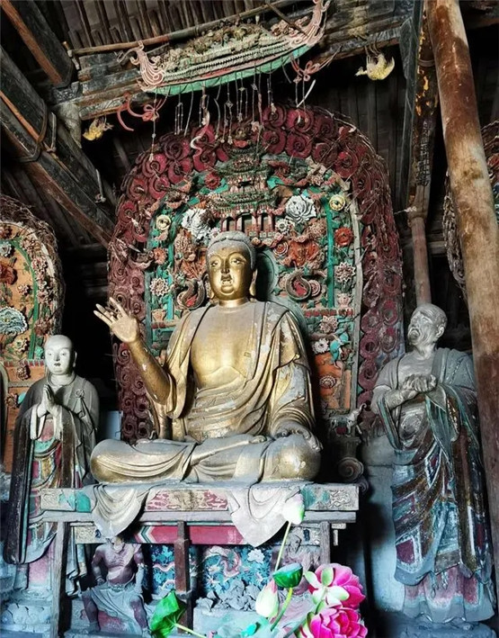 A scenic view of Xinzhou Hongfu Temple Dingxiang