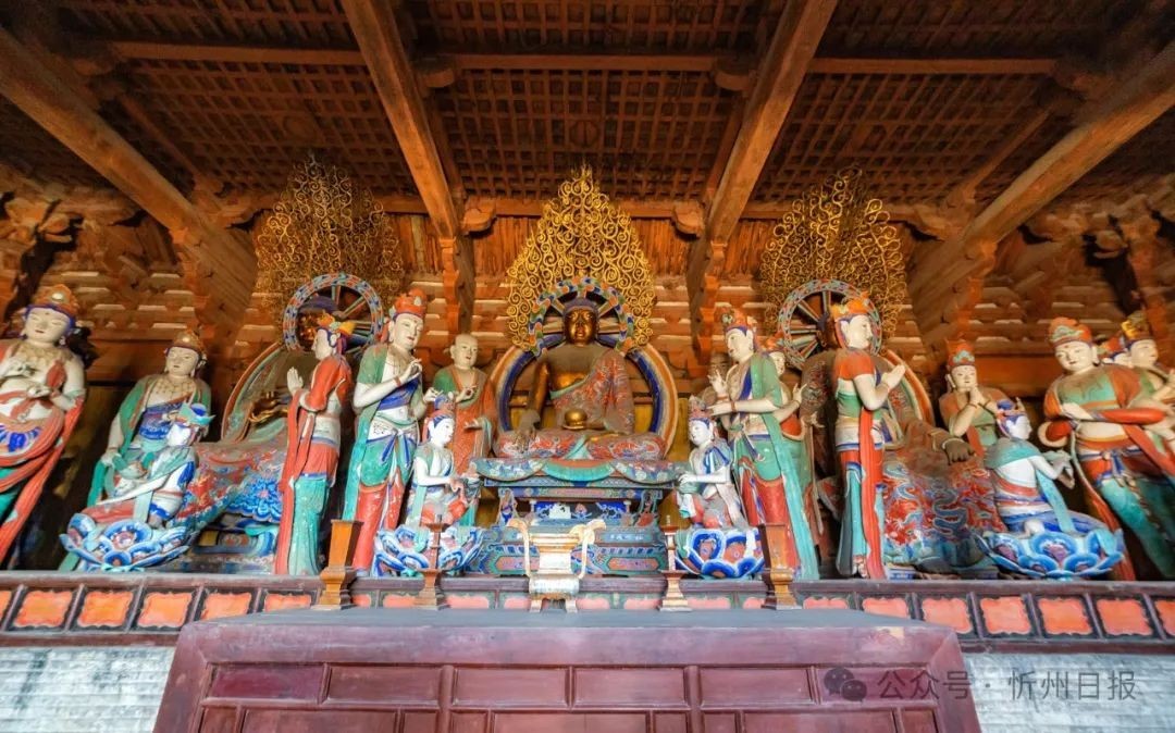 A scenic view of Xinzhou Jindong Temple