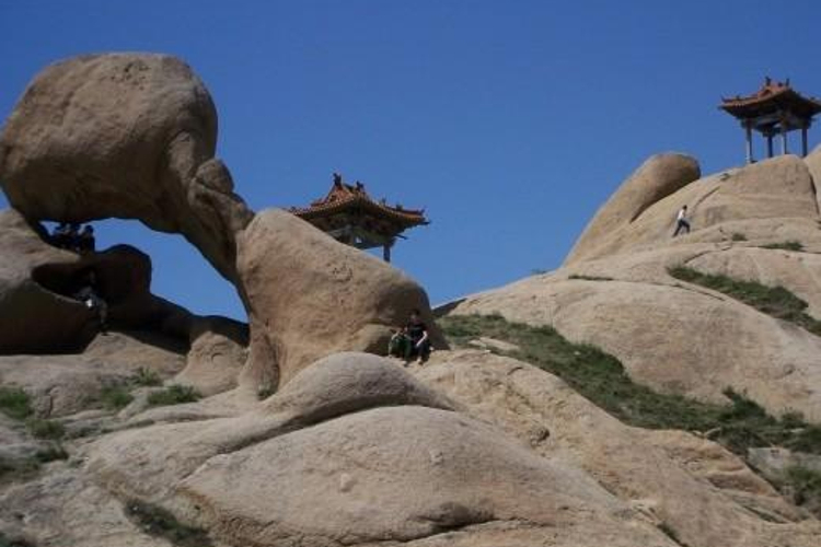 A scenic view of Xinzhou Jingle Jingju Temple