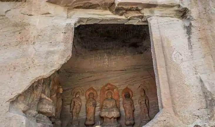 A scenic view of Xinzhou Jingle Jingju Temple