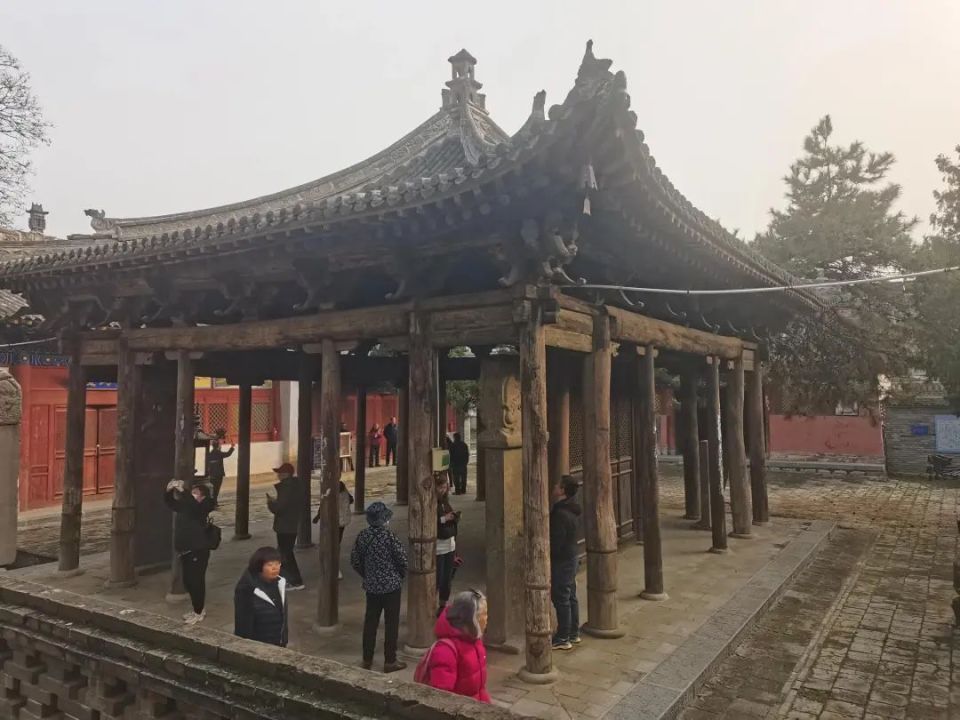 A scenic view of Xinzhou Liuhui Hongfu Temple