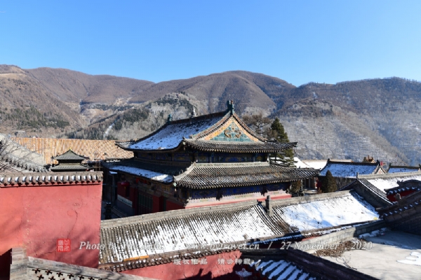A scenic view of Xinzhou Mimi Temple