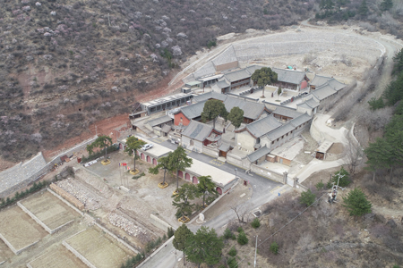 A scenic view of Xinzhou Mimi Temple