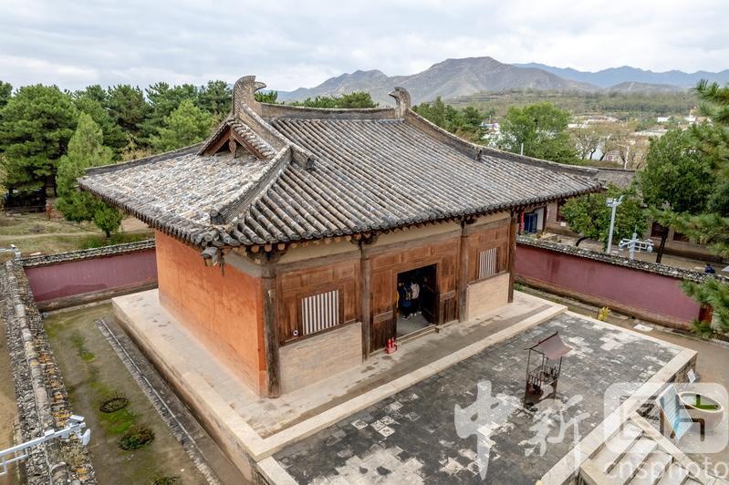 A scenic view of Xinzhou Nanchan Temple Main Hall