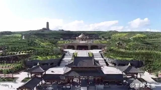 A scenic view of Xinzhou Sansheng Temple Fanshi