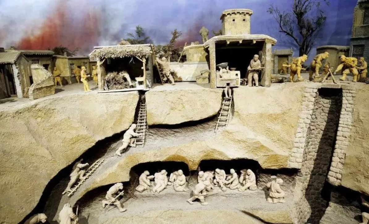 A scenic view of Xinzhou Xihetou Tunnel Warfare Site