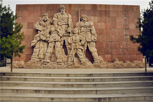 A scenic view of Xinzhou Xihetou Tunnel Warfare Site