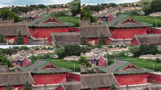 A scenic view of Xinzhou Yanshan Temple