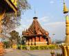 A scenic view of Xishuangbanna Jingzhen Bajiaoting