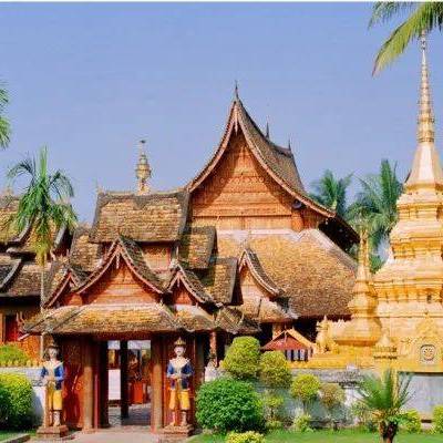 A scenic view of Xishuangbanna Manchunman Fosi