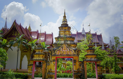 A scenic view of Xishuangbanna Manduan Fosi