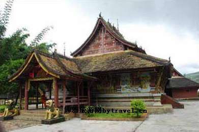 A scenic view of Xishuangbanna Manduan Fosi