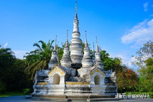 A scenic view of Xishuangbanna Manfeilong Ta