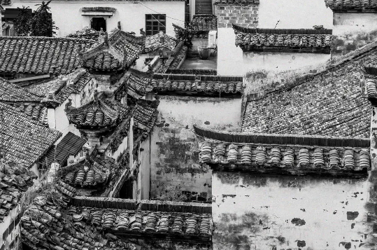 A scenic view of Xuancheng Chaji Gu Jianzhuqun