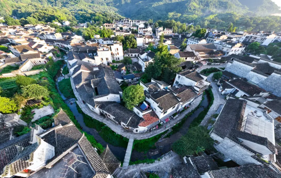 A scenic view of Xuancheng Chaji Gu Jianzhuqun