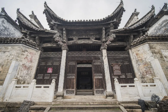 A scenic view of Xuancheng Chaji Gu Jianzhuqun
