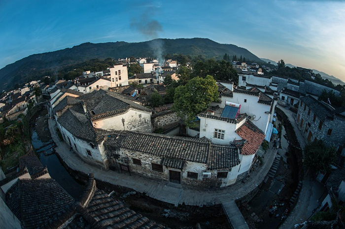 A scenic view of Xuancheng Chaji Gu Jianzhuqun