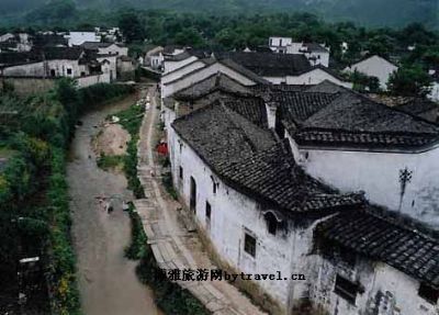 A scenic view of Xuancheng Chaji Gu Jianzhuqun