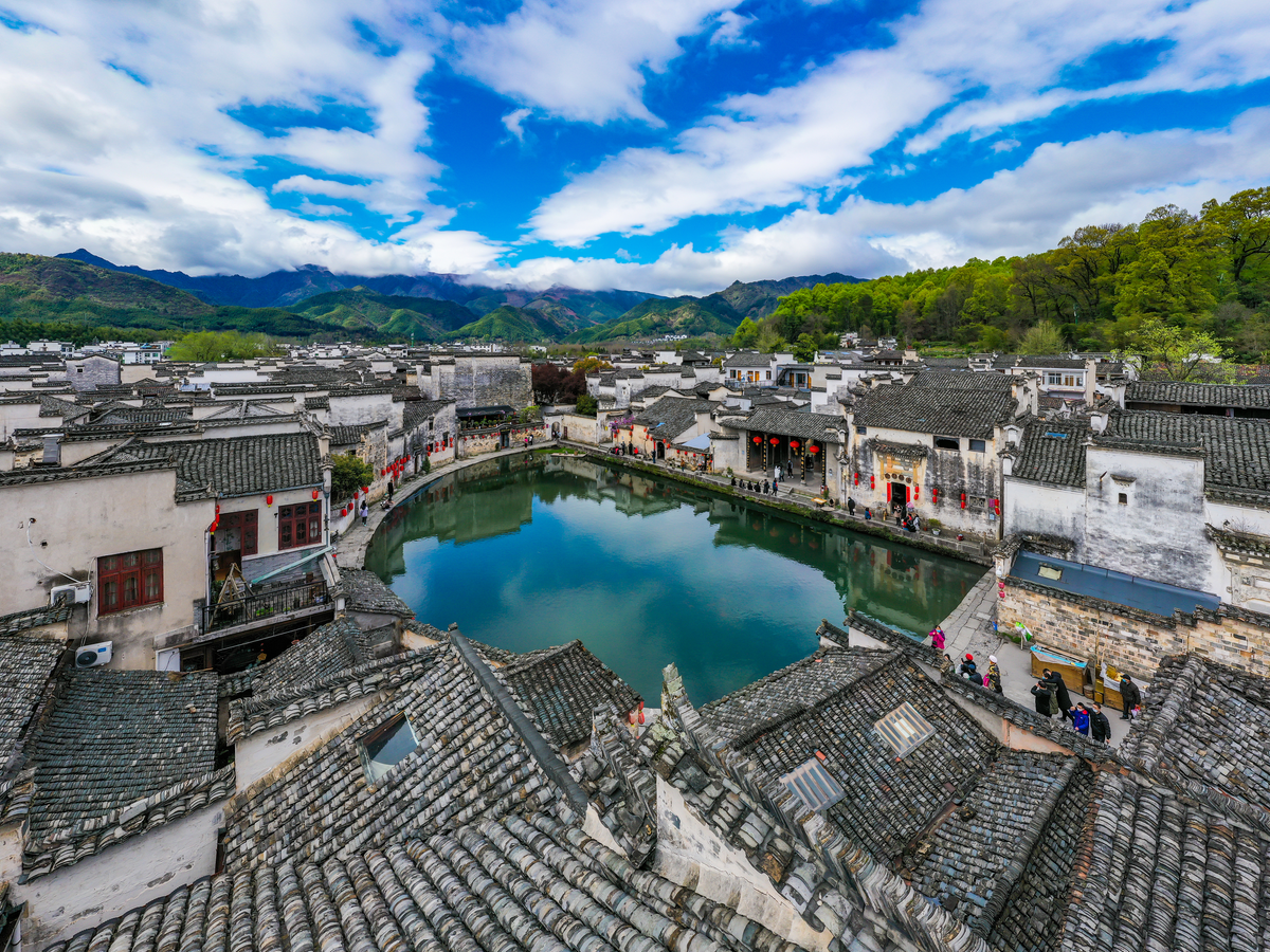 A scenic view of Xuancheng Jianpingzhen Tudun Muqun
