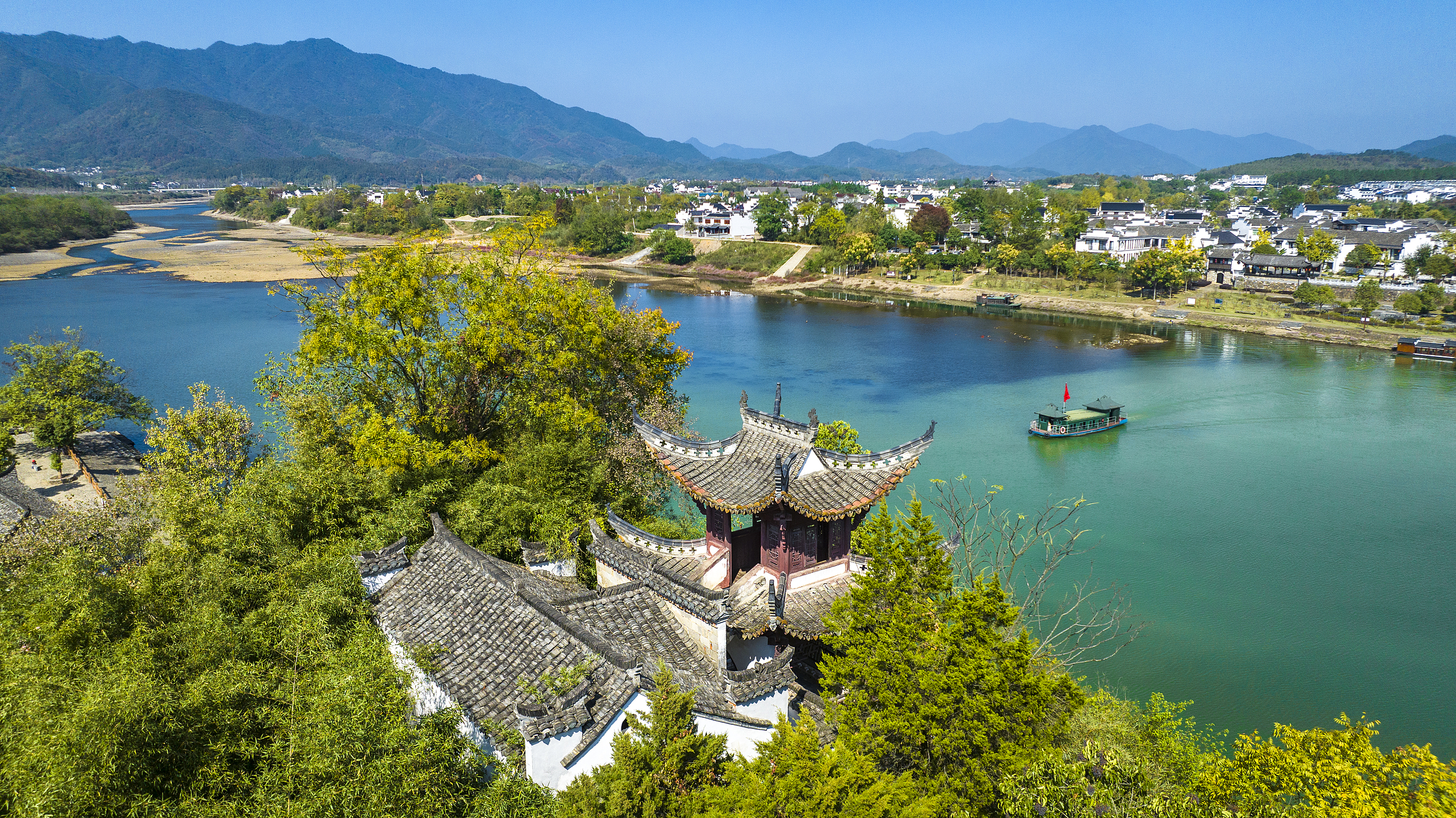 A scenic view of Xuancheng Jianpingzhen Tudun Muqun