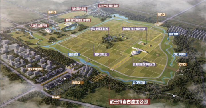 A scenic view of Xuancheng Jianpingzhen Tudun Muqun
