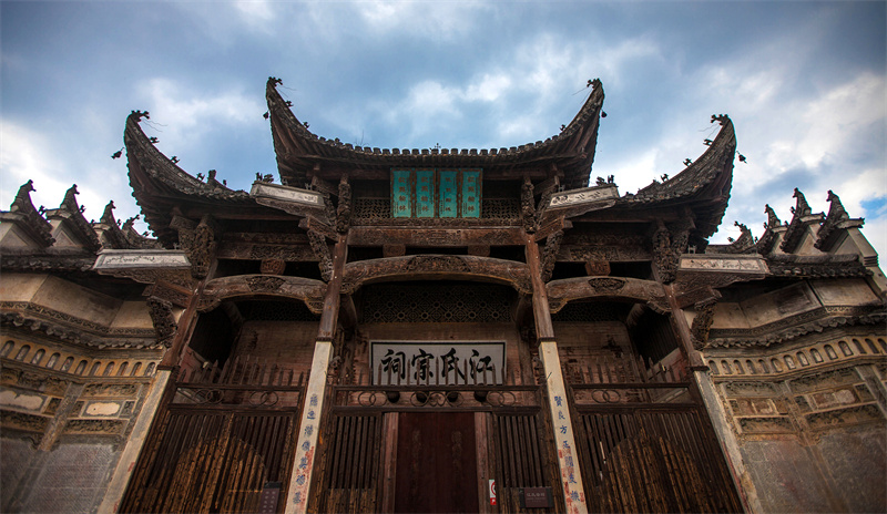 A scenic view of Xuancheng Jingde Wenmiao