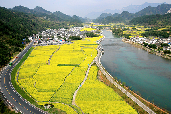A scenic view of Xuancheng Jixi Wenmiao