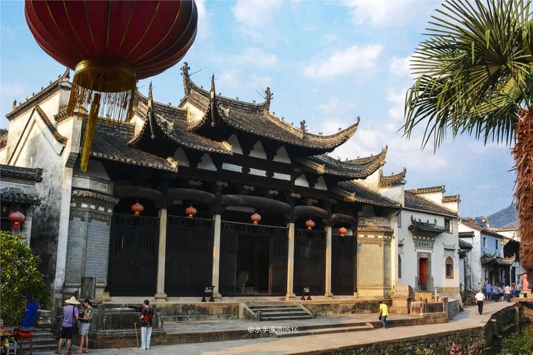 A scenic view of Xuancheng Longchuan Hushi Zongci