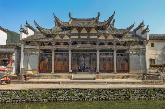 A scenic view of Xuancheng Longchuan Hushi Zongci