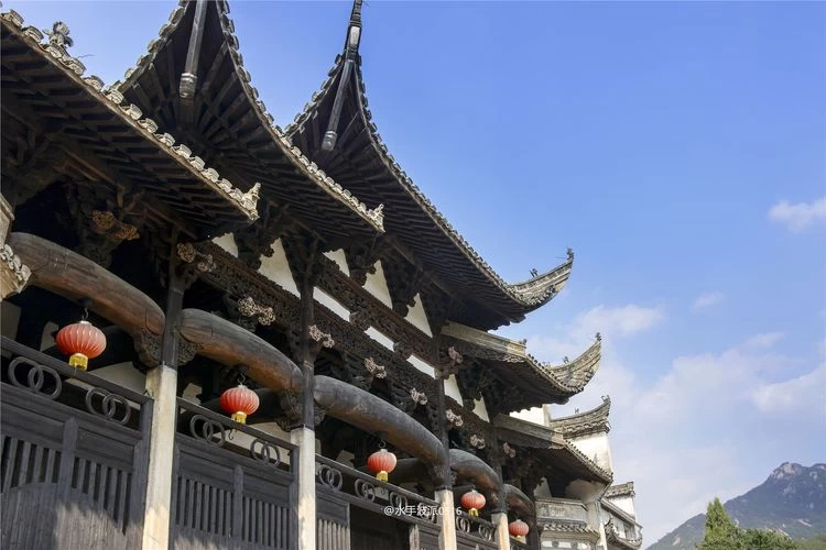A scenic view of Xuancheng Longchuan Hushi Zongci