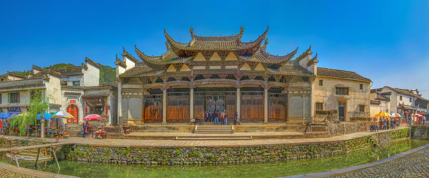 A scenic view of Xuancheng Longchuan Hushi Zongci