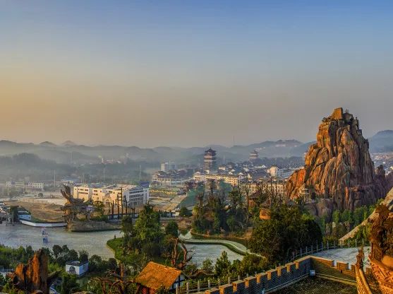A scenic view of Xuancheng Maozhushan Guanshan Yizhi