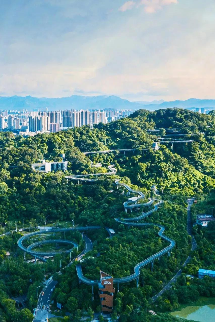 A scenic view of Xuancheng Maozhushan Guanshan Yizhi
